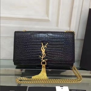 YVES SAINT LAURENT Real Leather Handbag